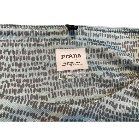 Prana Emerald Lake Dress Sz L Green Activewear Stretch Knit Gorpcore Comfort EUC - Picture 9 of 11